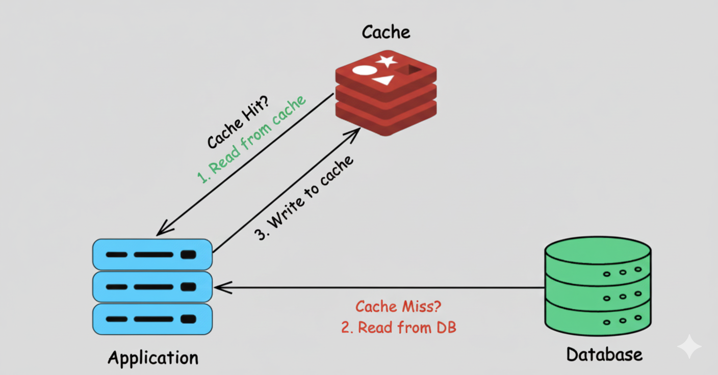 Cache-aside diagram