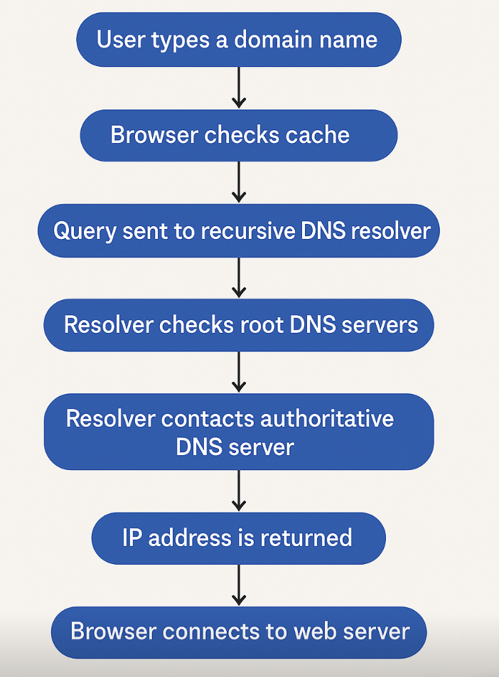DNS working diagram