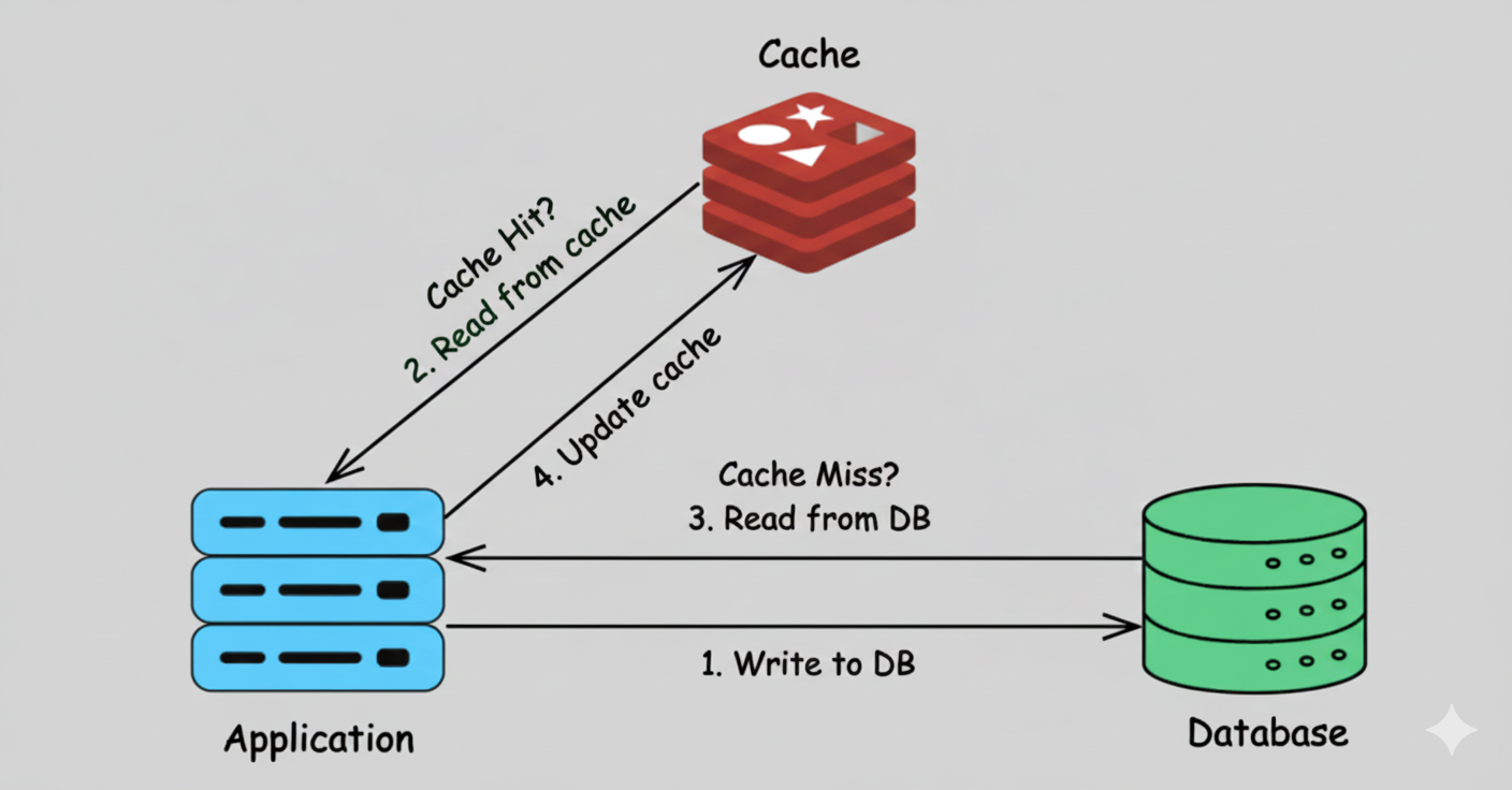 Write-around diagram